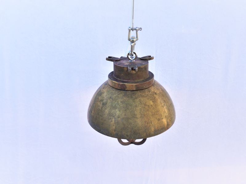 Engine room or Passengers light. Vintage, bulkhead ...