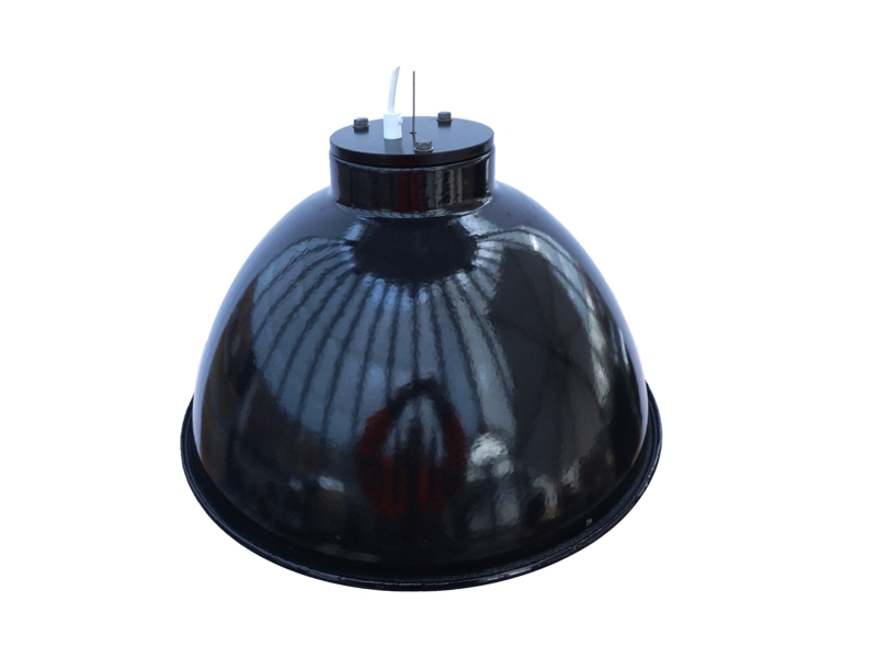 Stue noget Sparsommelig Stor emaljeret industri lampe, evt. til spisebordsbelysning. - 2df light &  more